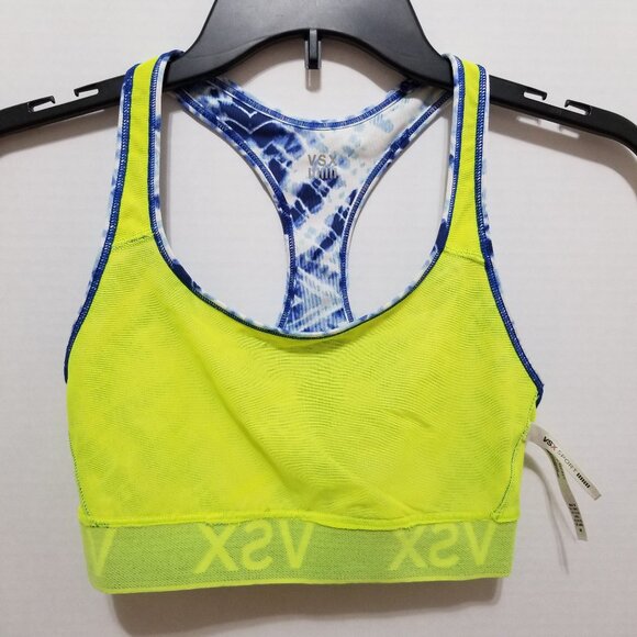 Victoria's Secret bra Small VSX The Player racerback workout gym sports tie dye - Picture 8 of 9